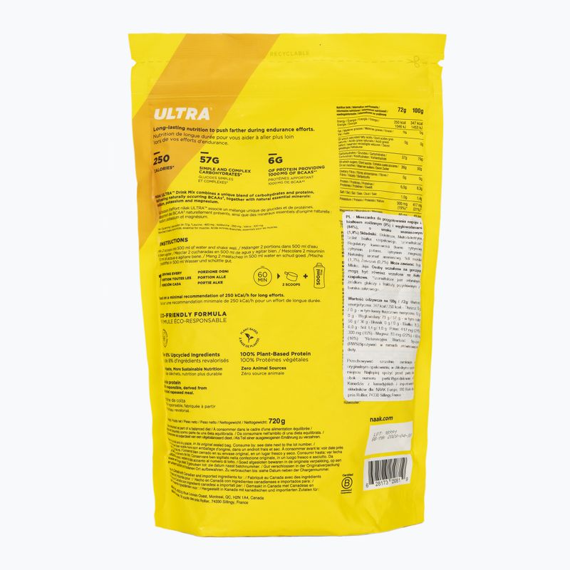 Energetinis gėrimas Näak Ultra Drink Mix 720 g pineapple ginseng 2