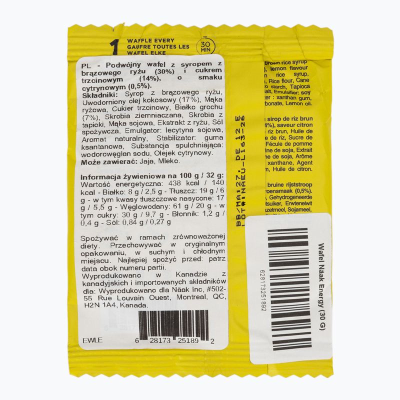 Energetinis batonėlis Näak Ultra Energy 30 g lemon 2
