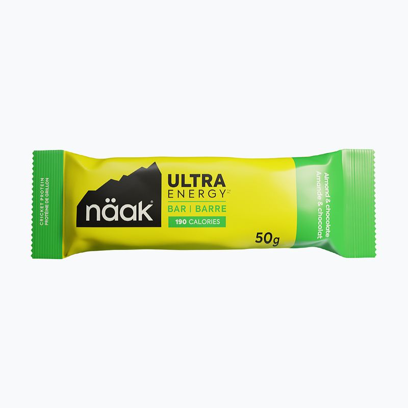 "Näak Ultra Energy" 50 g migdolų ir šokolado batonėlis