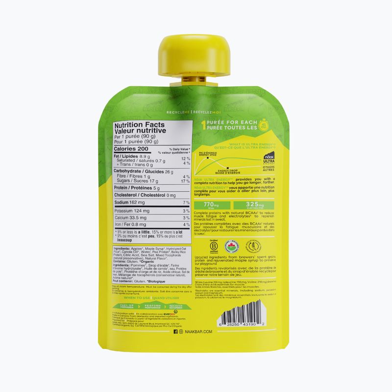 "Näak Ultra Energy Gel" 90 g obuolių ir klevų sirupo 2