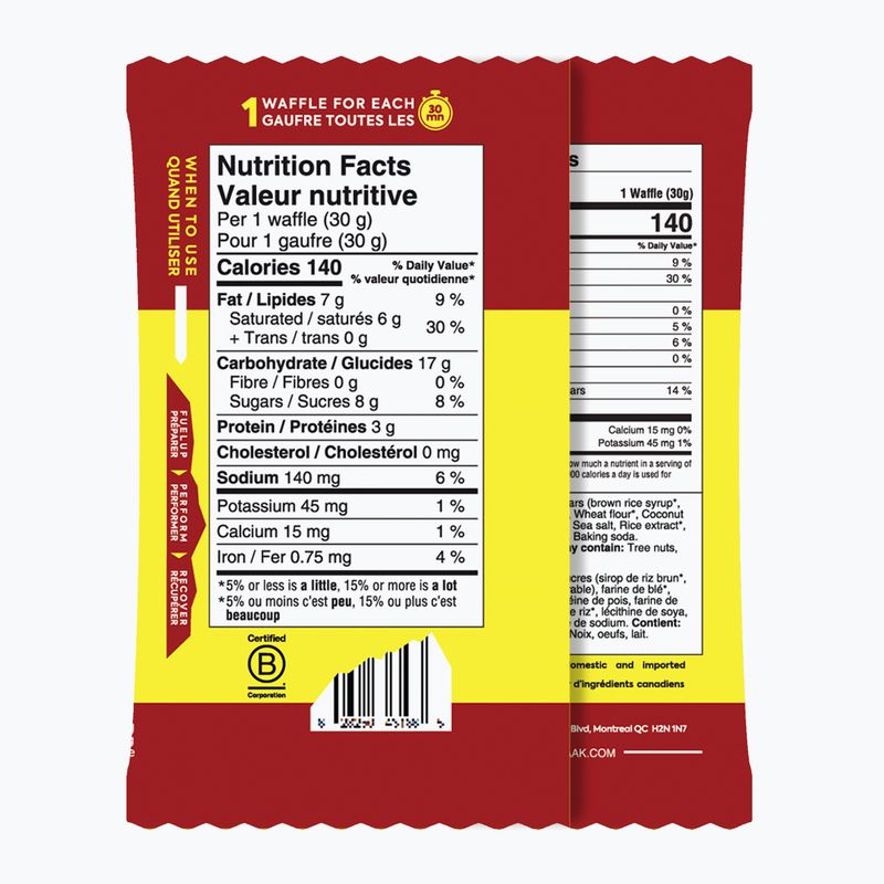 Energnetinis batonėlis Näak Ultra Energy 30 g maple syrup 2
