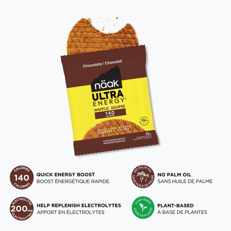 Energnetinis batonėlis Näak Ultra Energy 30 g chocolate 3
