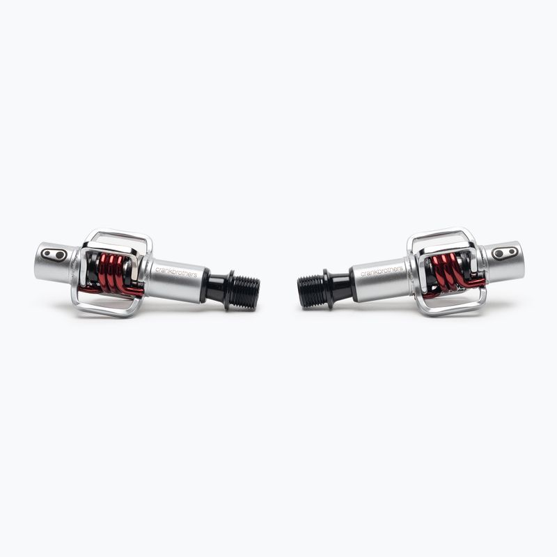 Crankbrothers Eggbeater 1 sidabriniai/raudoni dviračio pedalai CR-14792 3
