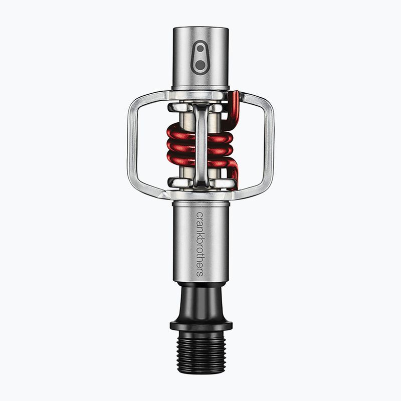 Crankbrothers Eggbeater 1 sidabriniai/raudoni dviračio pedalai CR-14792 6