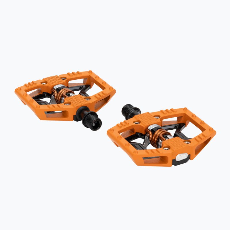 Dviračių pedalai Crankbrothers Double Shot 2 orange/black/orange 2