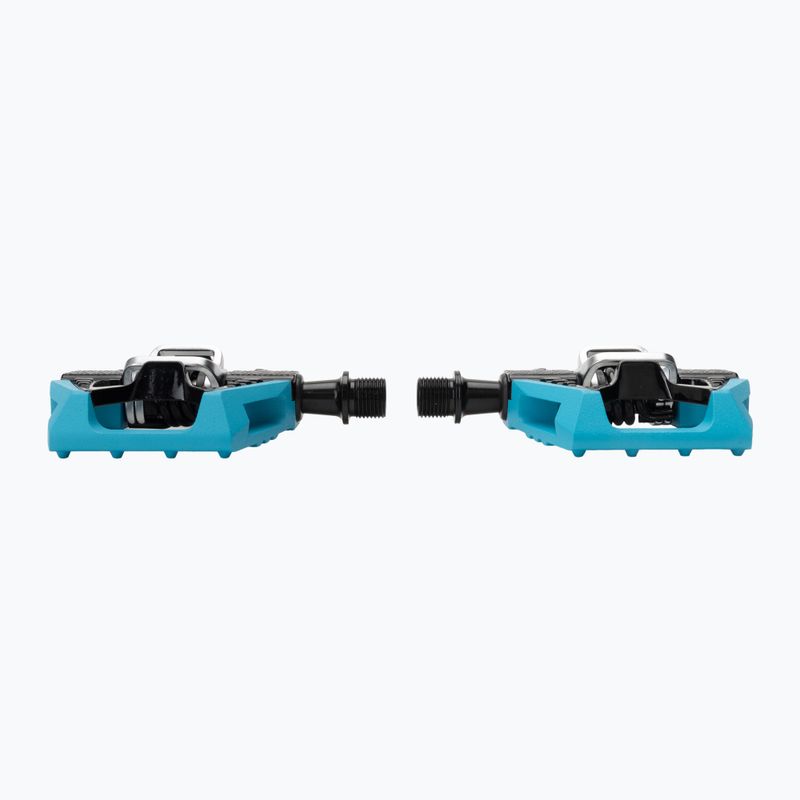 Dviračių pedalai Crankbrothers Double Shot 2 light blue/black 3