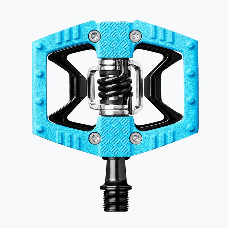 Dviračių pedalai Crankbrothers Double Shot 2 light blue/black