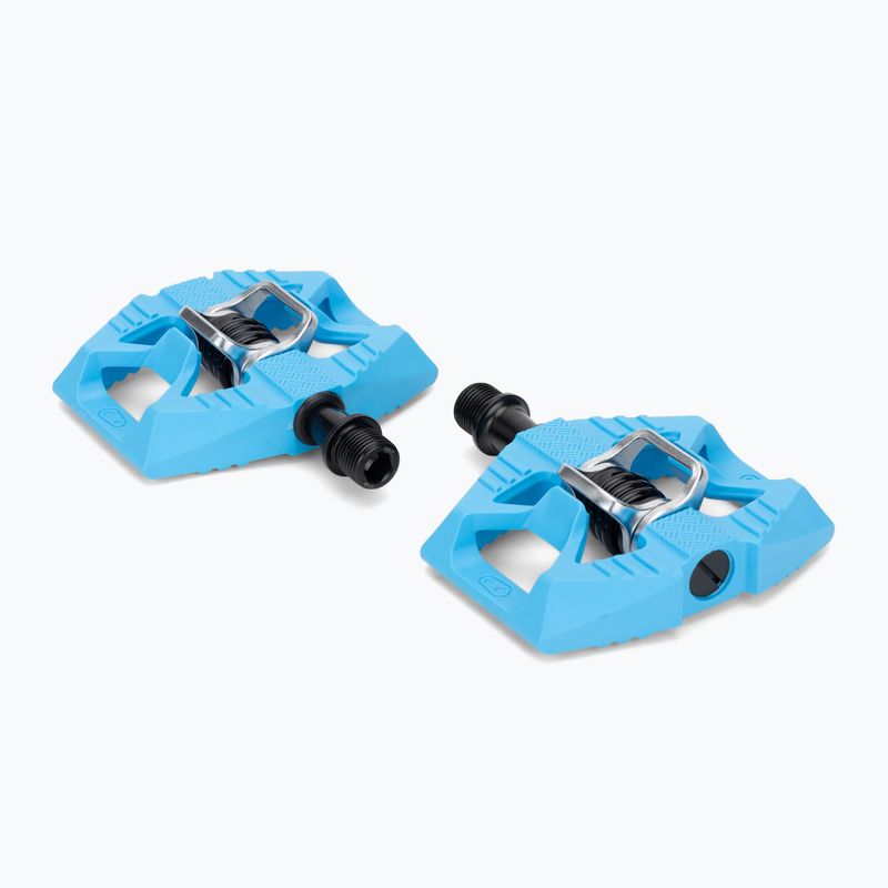 Dviračių pedalai Crankbrothers Double Shot 1 light blue/black
