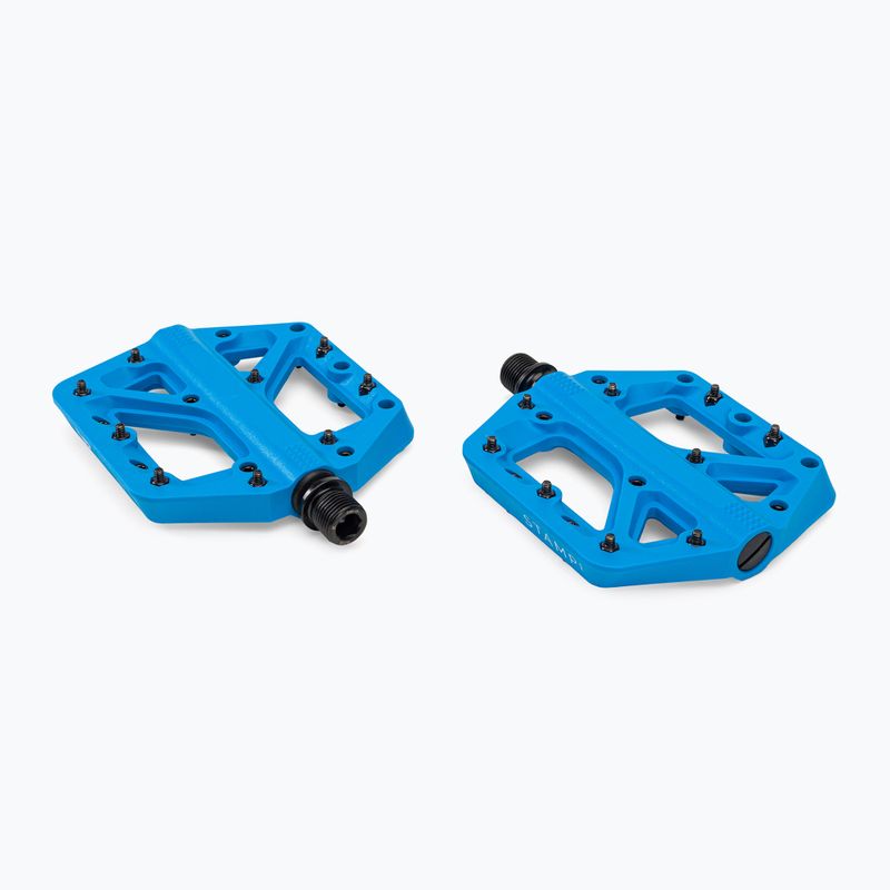 Crankbrothers Stamp 1 mėlyni dviračio pedalai CR-16269