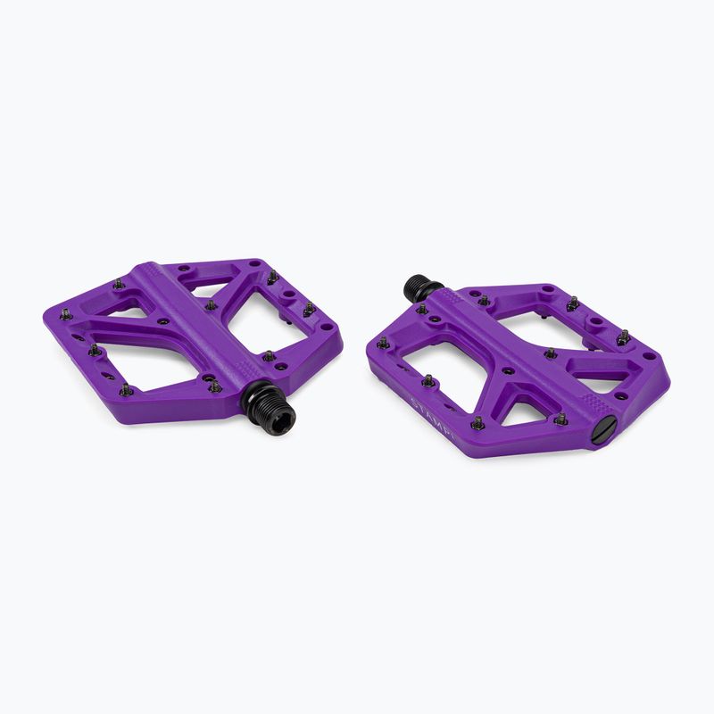 Crankbrothers Stamp 1 violetinės spalvos dviračių pedalai CR-16391