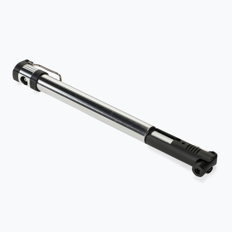 Dviračių pompa Crankbrothers Klic HV Mini Floor 110 psi silver