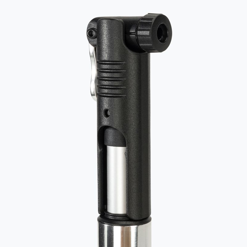 Dviračių pompa Crankbrothers Klic HV Mini Floor 110 psi silver 3