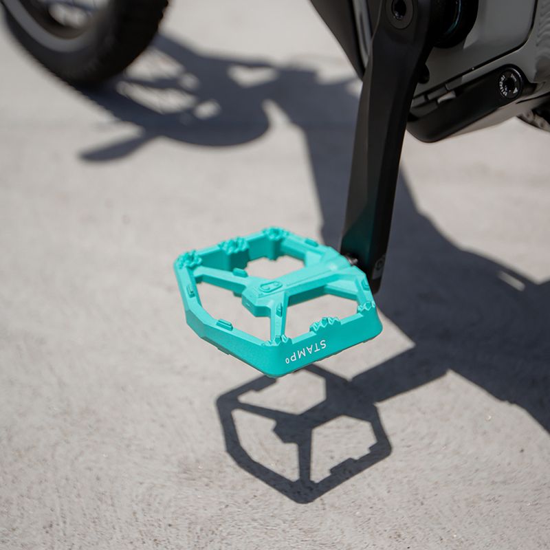 Dviračių pedalai Crankbrothers Stamp 0 turquoise 7