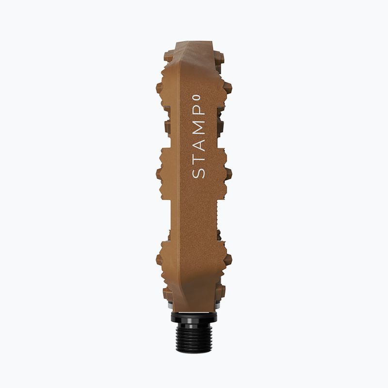 Dviračių pedalai Crankbrothers Stamp 0 brown 3