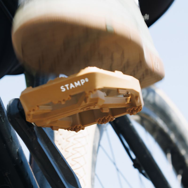 Dviračių pedalai Crankbrothers Stamp 0 brown 5