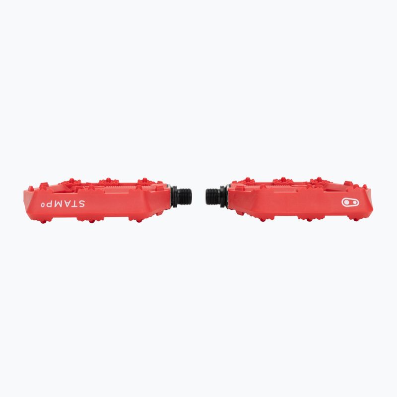 Dviračių pedalai Crankbrothers Stamp 0 bright red 3