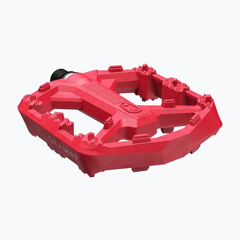 Dviračių pedalai Crankbrothers Stamp 0 bright red 2