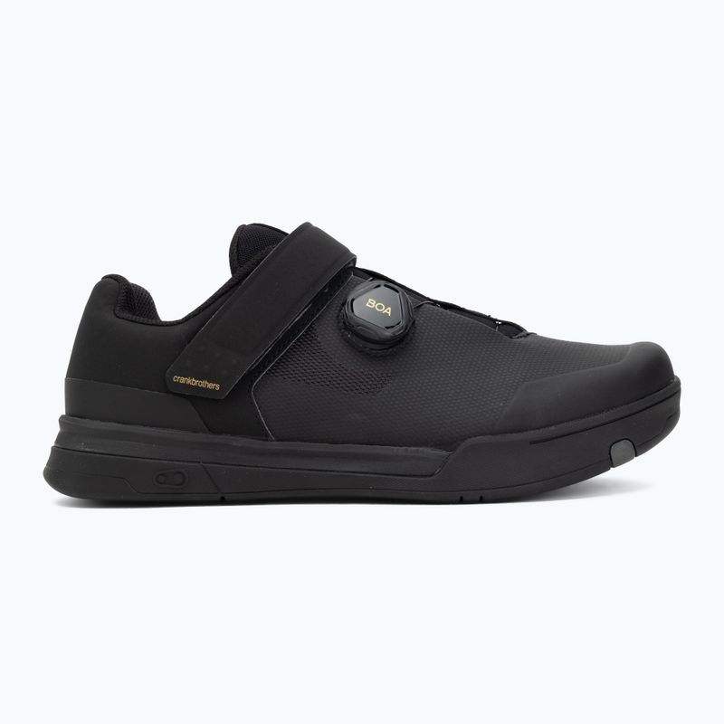 Dviračių batai MTB Crankbrothers Mallet BOA black/gold/black outsole 2