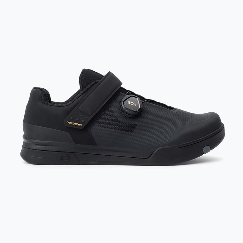 Dviračių batai MTB Crankbrothers Mallet BOA black/gold/black outsole 8