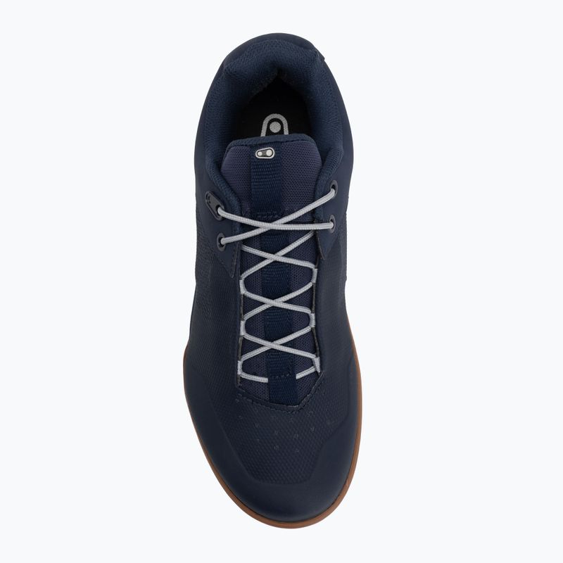 Vyriški platforminiai dviračių batai Crankbrothers Stamp Lace navy blue and brown CR-STL04281A105 5