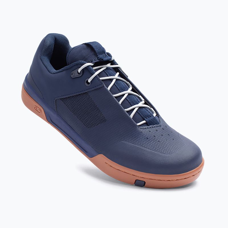 Vyriški platforminiai dviračių batai Crankbrothers Stamp Lace navy blue and brown CR-STL04281A105
