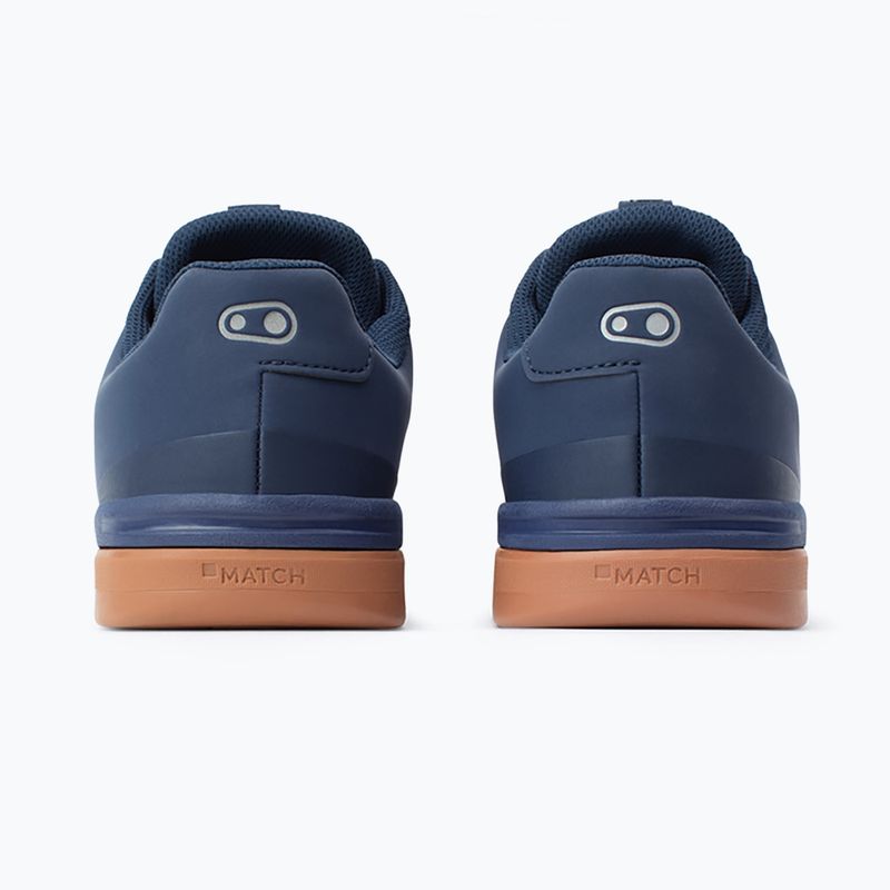 Vyriški platforminiai dviračių batai Crankbrothers Stamp Lace navy blue and brown CR-STL04281A105 5