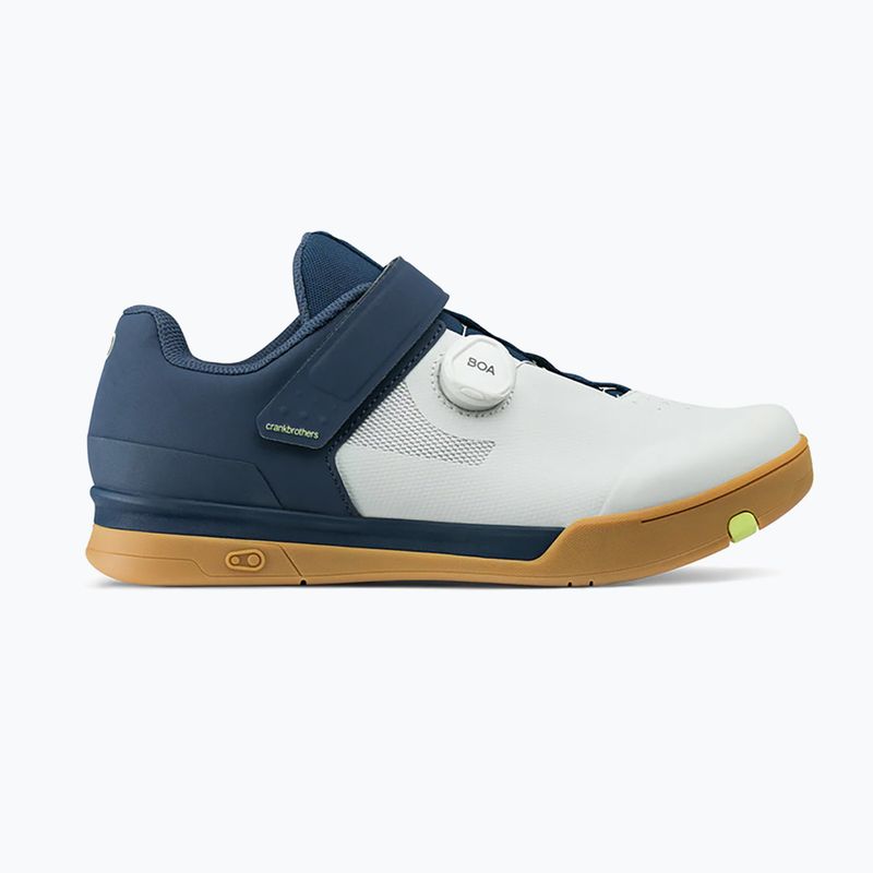 Dviračių batai MTB Crankbrothers Mallet BOA navy grey/gum outsole 8