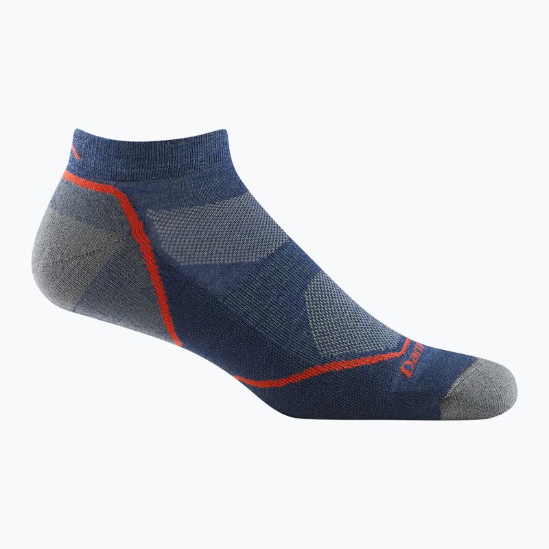 Vyriškos kojinės Darn Tough Light Hiker No Show Cushion denim