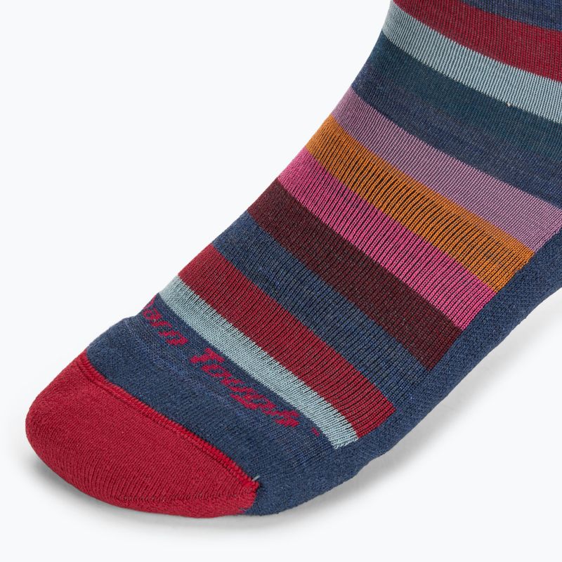 Moteriškos žygio kojinės Darn Tough Mystic Stripe Crew denim 3