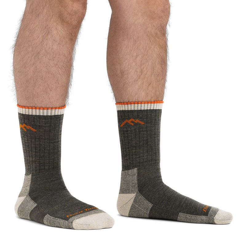 Vyriškos kojinės Darn Tough Hiker Micro Crew olive 5