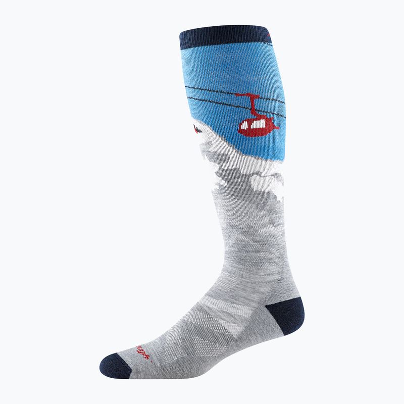 Vyriškos kojinės Darn Tough Heady Yeti OTC Midweight with Cushion gray 2