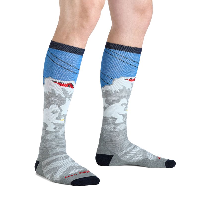 Vyriškos kojinės Darn Tough Heady Yeti OTC Midweight with Cushion gray 3