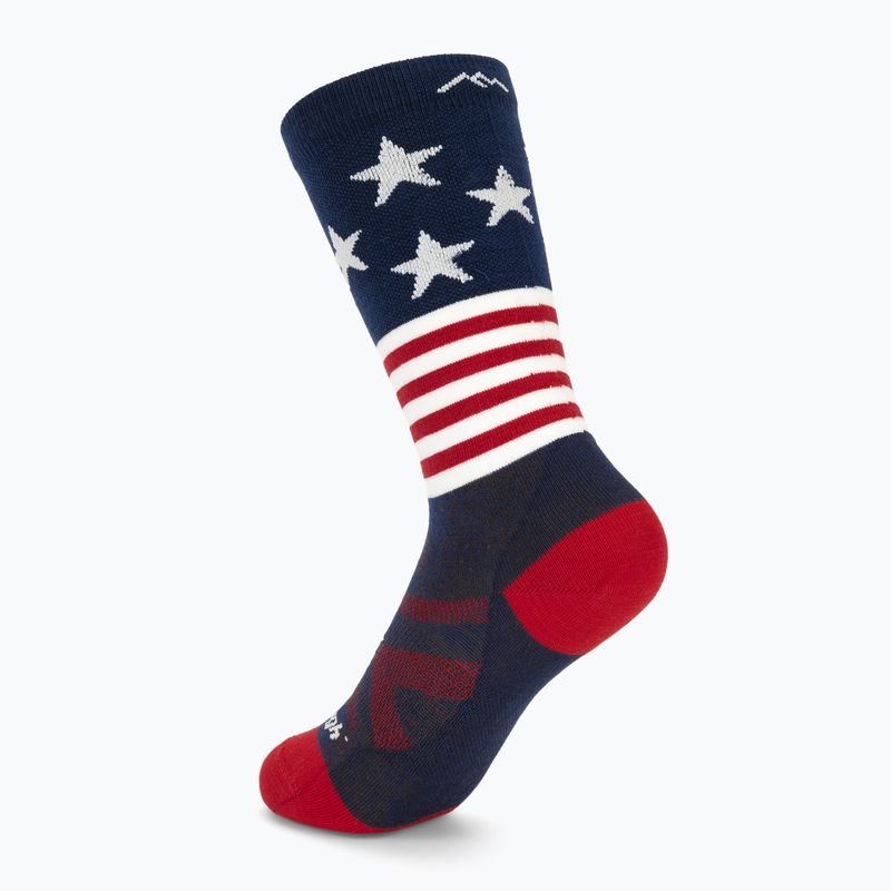 Vaikiškos slidinėjimo kojinės Darn Tough Captain Stripes Jr. stars and stripes 2