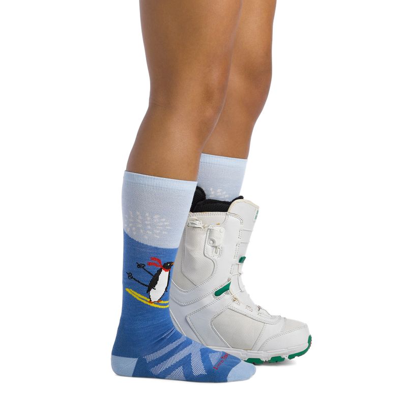 Vaikiškos slidinėjimo kojinės Darn Tough Penguin Peak OTC Midweight with Cushion stellar 3