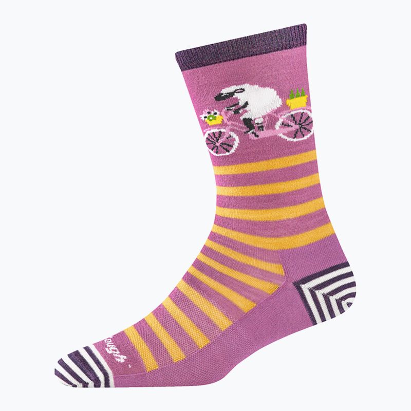 Moteriškos kojinės Darn Tough Animal Haus lilac 2