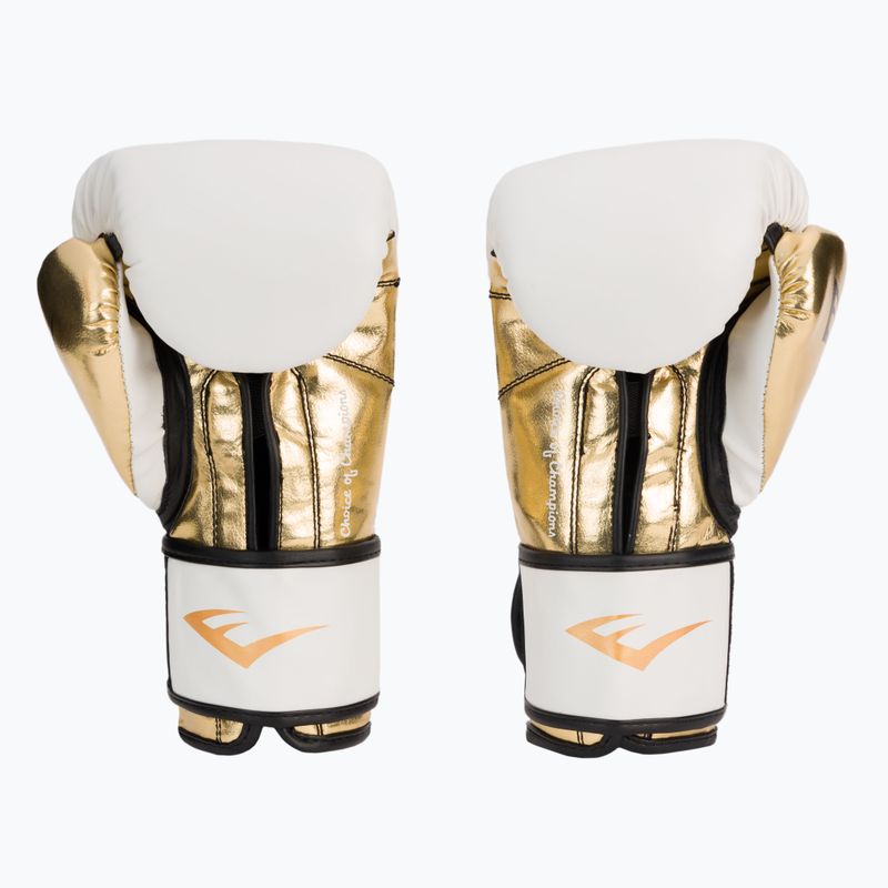 Everlast Powerlock Pu vyriškos bokso pirštinės baltos 2200 2