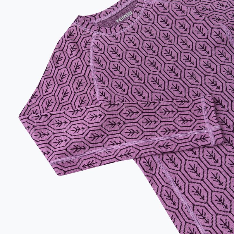 Vaikiškų termoaktyvių apatinių komplektas Reima Taival cold pink 4