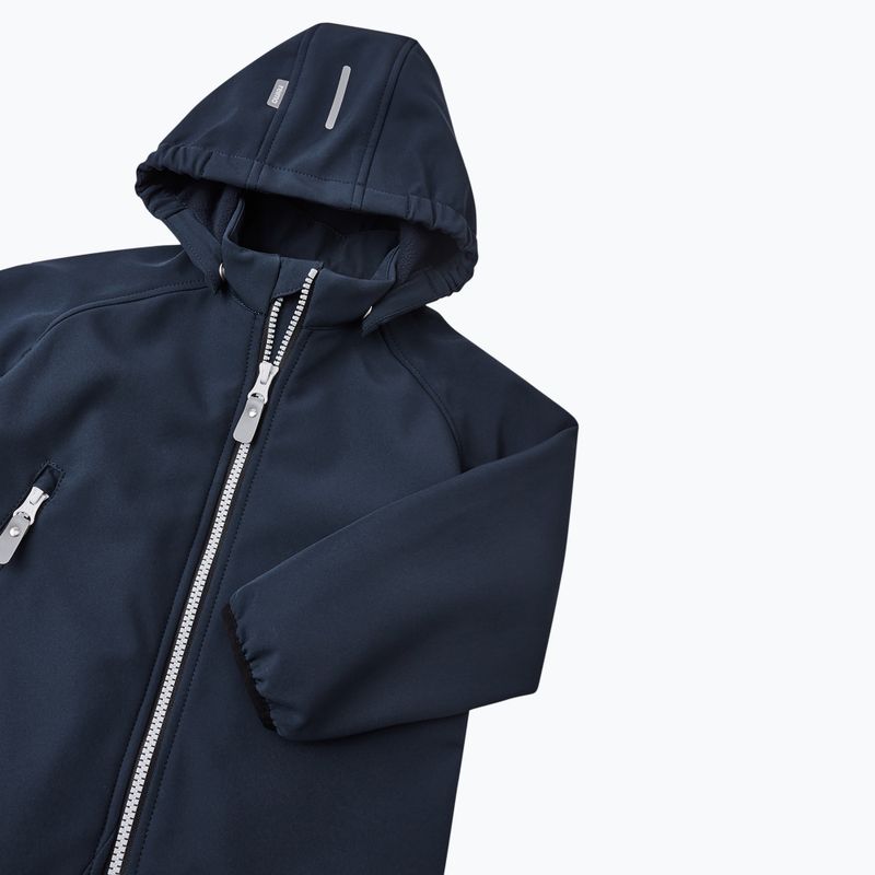 Vaikiškas softshell kombinezonas Reima Mjosa navy 4