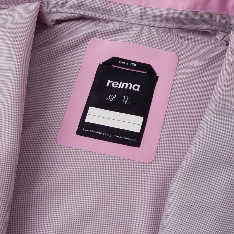 Reima Kuhmo vaikiška lietaus striukė rožinė 5100164A-4240 7