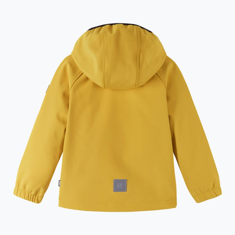 "Reima" vaikiška softshell striukė Vantti autumun yellow 3