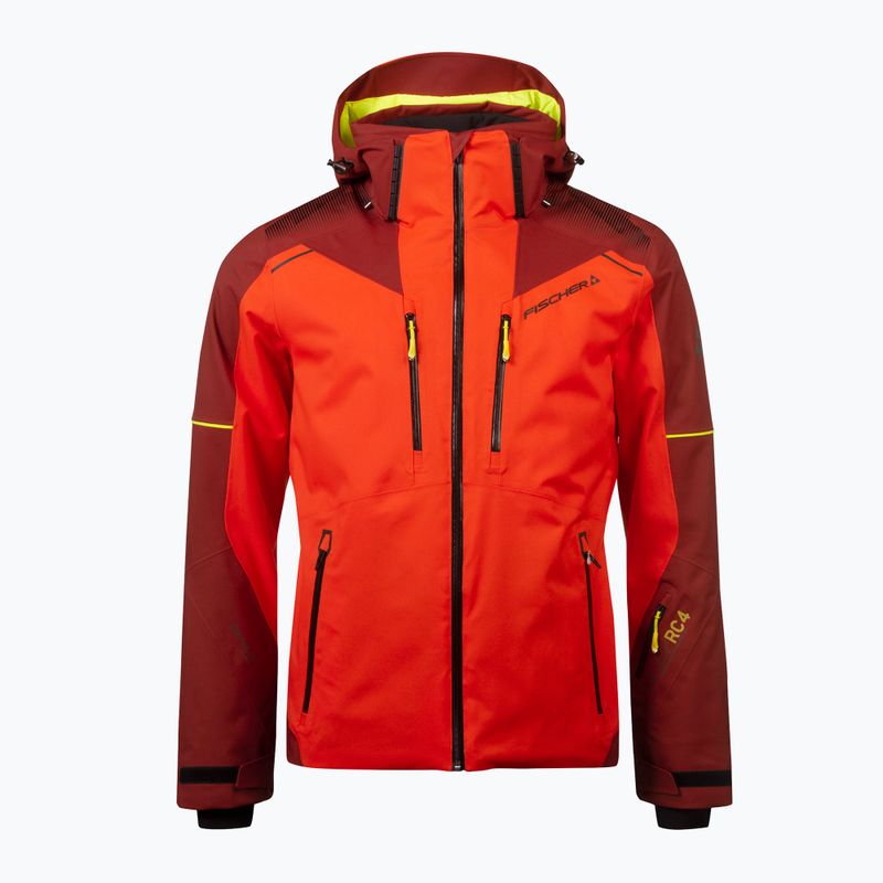 Vyriška slidinėjimo striukė Fischer RC4 tomato red
