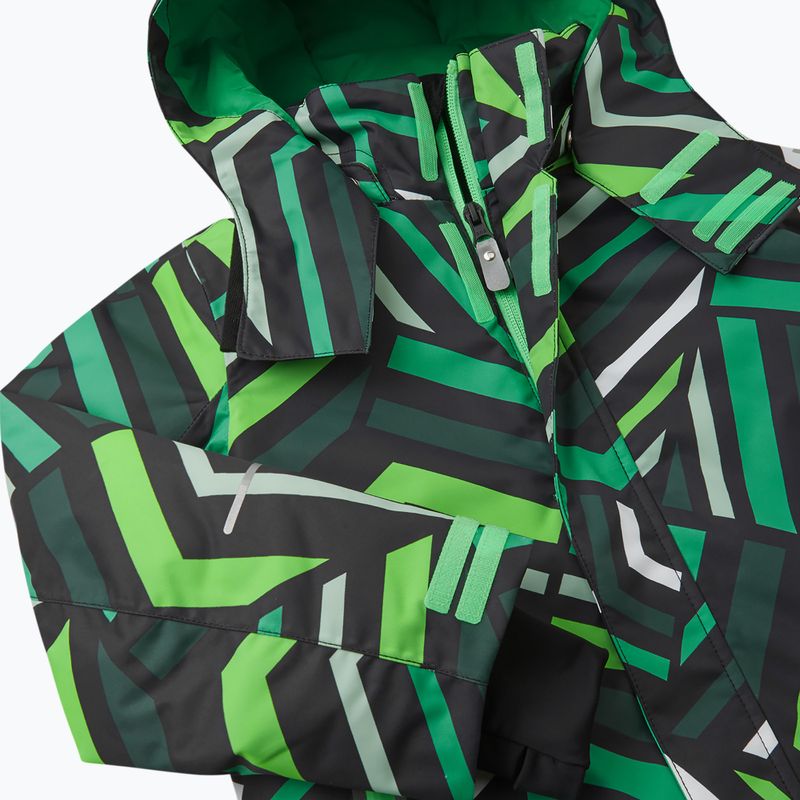 Vaikiška slidinėjimo striukė Reima Kairala black/green 4