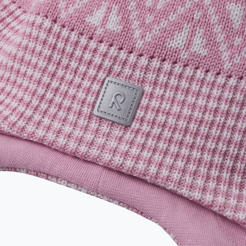 Vaikiška žieminė kepurė Reima Kuuru grey pink 5