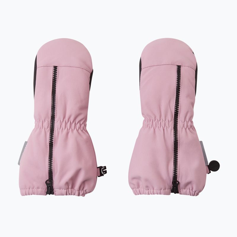Vaikiškos slidinėjimo pirštinės Reima Tepas Mittens grey pink 5