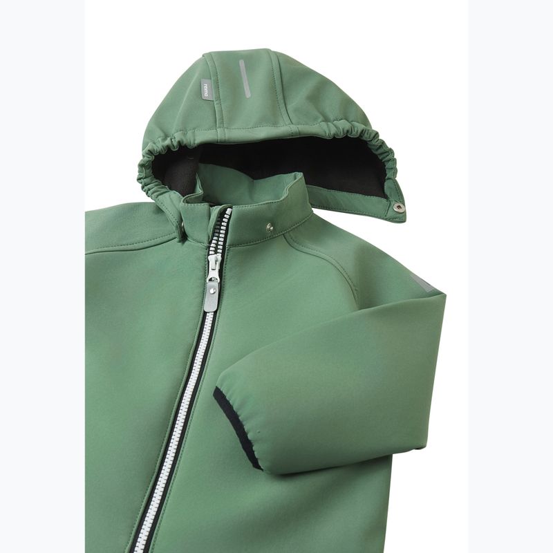 Vaikiškas softshell kombinezonas Reima Mjosa green clay 3