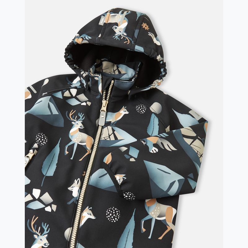 Vaikiškas softshell kombinezonas Reima Mjosa black 3