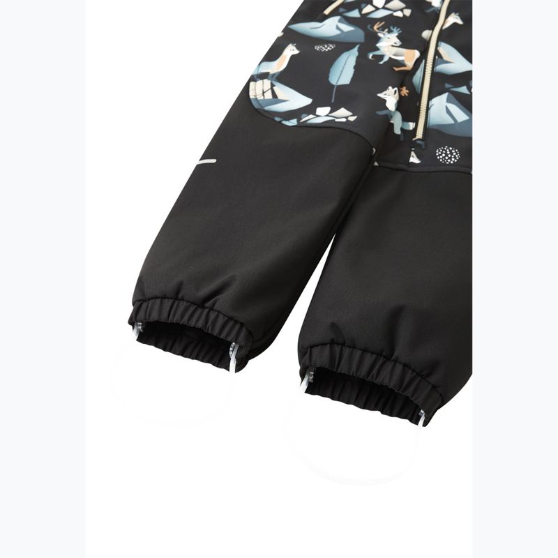 Vaikiškas softshell kombinezonas Reima Mjosa black 5