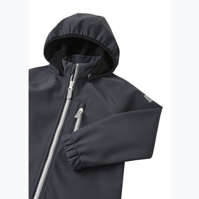 Vaikiška softshell striukė Reima Vantti soft black 3
