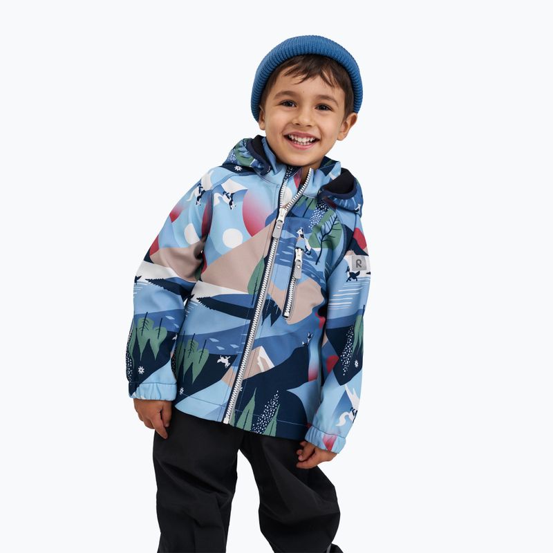 Vaikiška softshell striukė Reima Vantti blue ocean 9