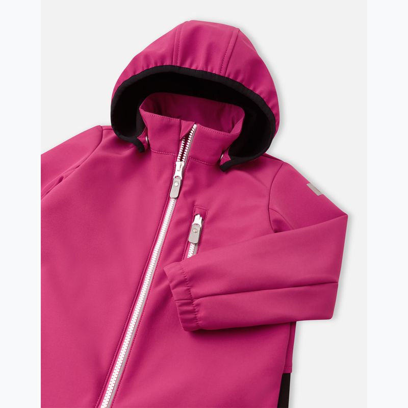 Vaikiškas softshell kombinezonas Reima Nurmes deeper rosy berry 4
